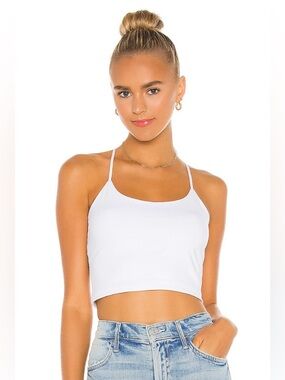 Susana Monaco String Racer Strappy Crop Tank